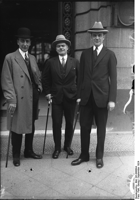 Charles G. Dawes and Owen D. Young in Berlin (1924)